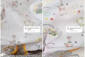 Trik hilangkan noda oli kering di baju cukup pakai tambahan 2 bahan dapur, sekali kucek auto kinclong
