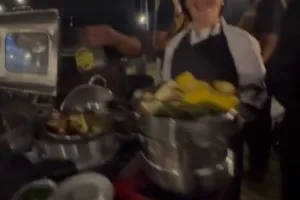 9 Menu makan malam Jokowi dan para seleb saat nginap di IKN, hidangannya komplit bak di kondangan