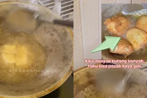 Nggak perlu dibaluri tepung, ini cara goreng tahu susu supaya tak pecah dan tetap kokoh
