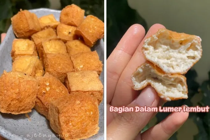 Nggak perlu dibaluri tepung, ini cara goreng tahu susu supaya tak pecah dan tetap kokoh