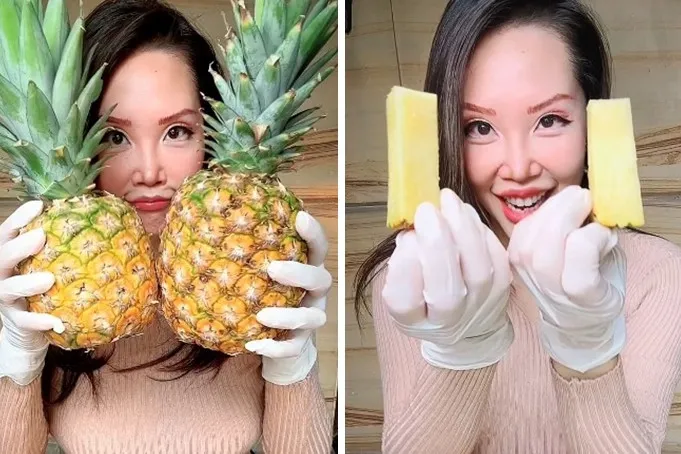 Bukan melihat warna kulitnya, ini trik mendeteksi nanas yang sudah matang cuma 1 langkah