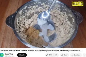 Trik bikin kerupuk tempe semakin renyah dan mengembang sempurna, rahasianya ada di 1 bahan ini