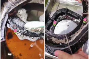 Cukup direndam 30 menit, begini trik ampuh bersihkan tungku kompor berkerak cuma pakai 3 bahan dapur