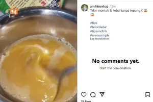Trik menggoreng telur dadar ini bikin hasilnya lebih tebal dan lebar meski tanpa tepung