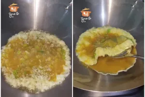 Trik menggoreng telur dadar ini bikin hasilnya lebih tebal dan lebar meski tanpa tepung