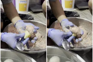 Tanpa alat khusus, ini trik cetak bakso isi telur ayam agar adonan melekat kuat dan tak mudah pecah