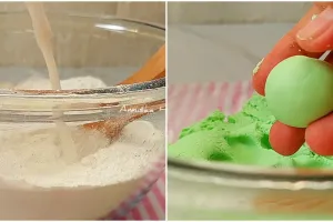 Jangan langsung diisi gula merah, ini trik bikin klepon agar isiannya lumer dan pecah di mulut