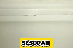 Tak perlu ganti baru, ini cara mengubah karet pintu kulkas menguning jadi mengilap lagi seperti baru