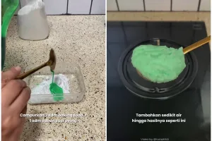 Cara membersihkan kerak kompor cuma andalkan 2 bahan dapur ini ampuh bikin kinclong