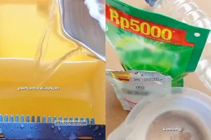 Tak gunakan sabun pel khusus, ini trik mengepel agar lantai kesat dan wangi ditambah 1 bahan dapur