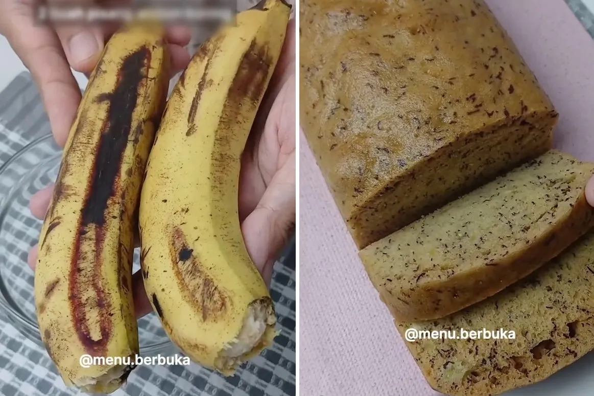 Jangan asal mencampur adonan, ini trik agar bolu pisang makin berserat dan warnanya kecokelatan