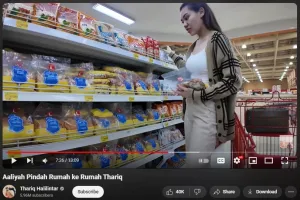 10 Bahan makanan dibeli Aaliyah Massaid dan Thariq Halilintar, komplet untuk isi kulkas di rumah baru