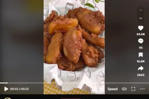 Trik bikin pisang goreng madu, teksturnya renyah tahan lama ditambah 3 bahan dapur