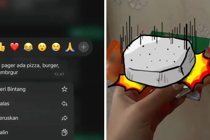 Semringah dapat kejutan pizza dan burger dari pacar, wanita ini speechless lihat penampakan makanannya