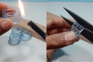 Nggak perlu beli, intip trik pria bikin gantungan baju kokoh dan kece modal 1 sampah dapur