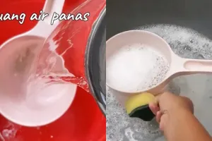 Cara usir noda kerak kuning di gayung, auto kinclong dan kesat lagi cukup tambah 1 bahan dapur