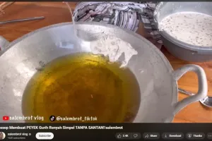 Trik goreng peyek supaya awet renyah dan tak bau, tetap gurih maksimal meski tanpa santan