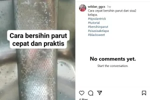 Jangan digosok spons atau sabut kawat, ini cara hilangkan sisa kelapa di parutan agar tangan tak luka