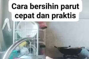 Jangan digosok spons atau sabut kawat, ini cara hilangkan sisa kelapa di parutan agar tangan tak luka