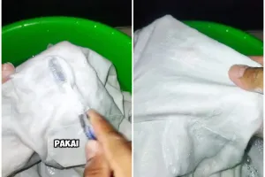 Tak perlu tenaga ekstra, ini trik basmi coretan pulpen di baju putih agar kinclong pakai 2 bahan dapur