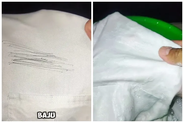 Tak perlu tenaga ekstra, ini trik basmi coretan pulpen di baju putih agar kinclong pakai 2 bahan dapur