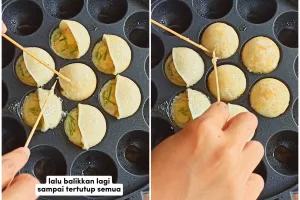 Mudah untuk pemula, begini cara bikin takoyaki agar hasilnya bulat sempurna dan garing di luar