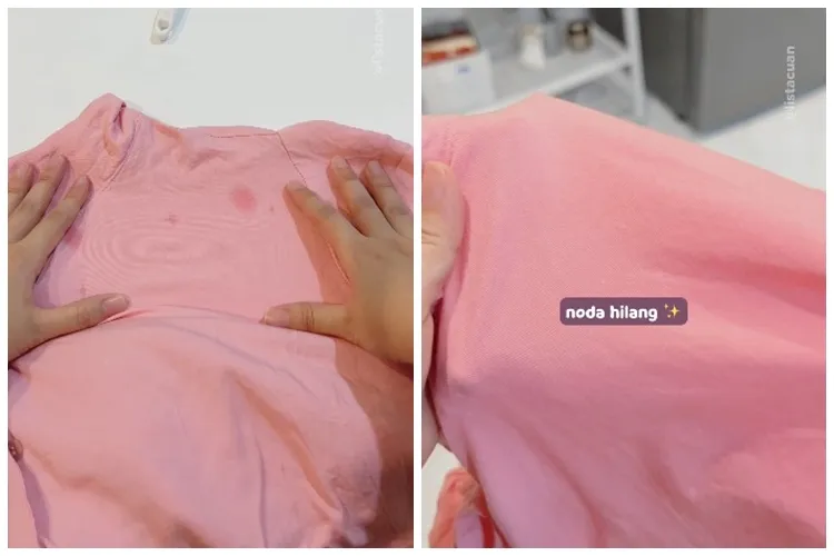 Bukan direndam air panas, ini cara hilangkan noda minyak di baju cukup pakai 2 bahan dapur
