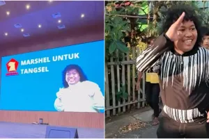 Kukuh terjun ke politik meski banyak penolakan, 9 momen Marshel Widianto blusukan disambut ramah warga