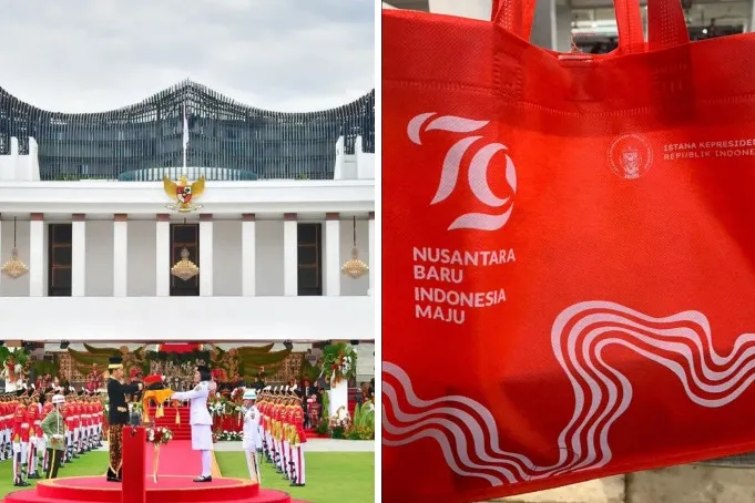 9 Potret isi bingkisan upacara HUT RI Ke-79 di IKN, semua serba custom sekaligus mengenyangkan