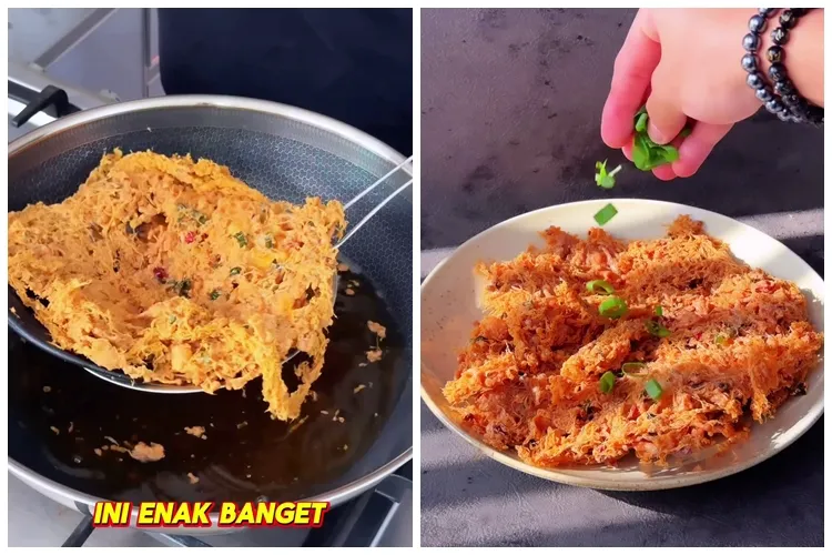 Tak perlu tepung atau soda kue, ini cara bikin telur barendo ala Padang yang renyah dan keriting