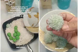 Trik agar klepon lebih awet dan tak cepat basi meski seharian di suhu ruang, rahasianya di 1 bahan ini