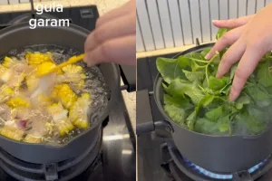 Trik jitu masak sayur bening, kuahnya tetap jernih dan lebih wangi ditambah 1 bahan dapur