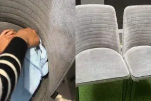 Tanpa disikat atau divakum, ini trik bersihkan kursi makan penuh noda dekil andalkan 1 bahan dapur