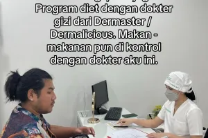 Bobot 130 kg jadi 75 kg, 9 pola makan ini sukses mengubah penampilan Fadlan Holao jadi manglingi