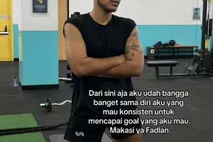 Bobot 130 kg jadi 75 kg, 9 pola makan ini sukses mengubah penampilan Fadlan Holao jadi manglingi