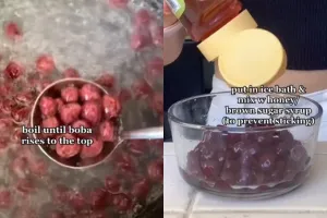 Tak perlu beli lagi, ini cara bikin boba versi sehat dan tetap manis meski tanpa gula
