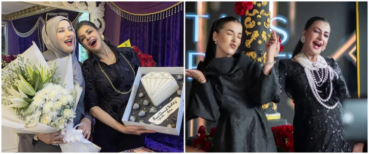 Keakuran Tasya dan Tasyi jadi sorotan saat rayakan ultah Mama Ala di tempat berbeda, ini 11 potretnya