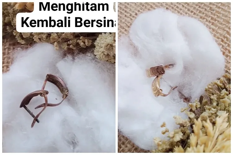 Trik bersihkan perhiasan emas yang menghitam, ampuh bikin kinclong lagi cuma pakai 2 bahan dapur