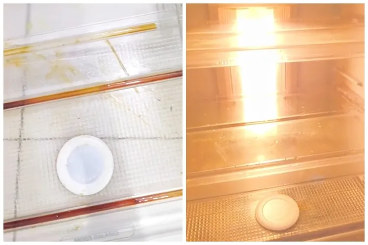 Tak perlu bahan pembersih khusus, ini cara basmi noda membandel di rak kulkas cuma modal 1 bahan dapur