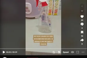 Cuma modal 1 bahan dapur, ini cara bersihkan noda bekas makanan di kompor atau meja agar kinclong