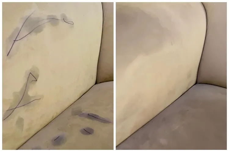 Cuma tambah 1 bahan dapur, ini cara bersihkan sofa dari coretan pulpen agar cepat kering tanpa dijemur