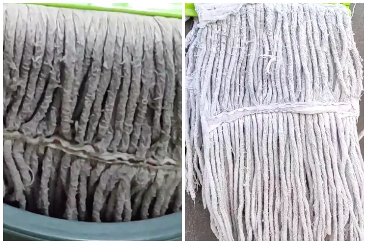 Tanpa perlu dikucek, begini cara bersihkan kain pel dekil agar seperti baru lagi dalam waktu 5 menit