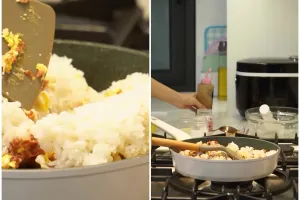 Jadi menu kesukaan Betrand Peto, intip cara Sarwendah masak nasi goreng