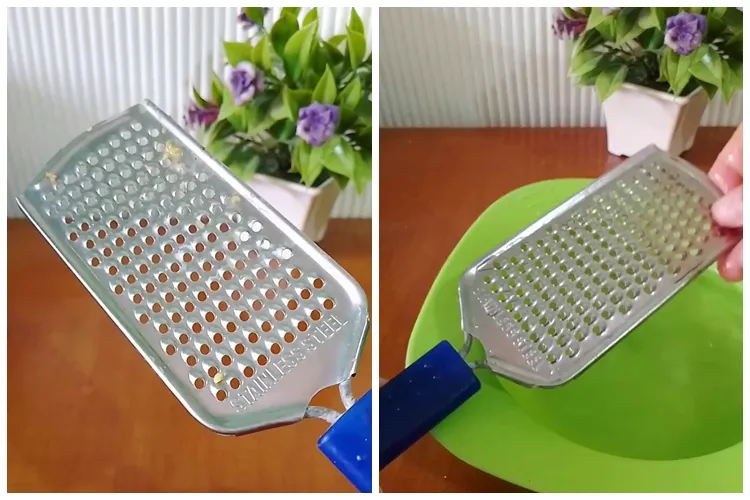 Jadi nggak mudah karatan, trik bersihkan parutan keju ini bikin noda cepat luntur tanpa disikat