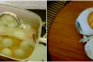 Tanpa dilumuri abu gosok atau batu bata, ini trik bikin telur asin bisa awet 1 bulan di suhu ruang