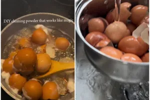 Tak perlu sabun cuci piring, cara bersihkan pantat wajan gosong ini auto kinclong pakai 1 ampas dapur