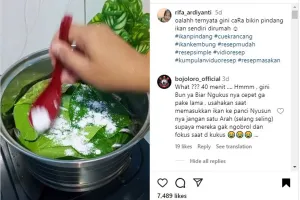Cara bikin ikan pindang agar dagingnya tak mudah hancur dan antiamis, cukup pakai 1 rempah daun