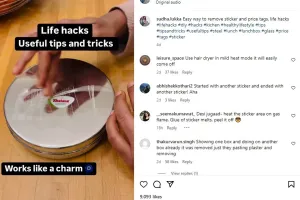 Bukan diolesi minyak kayu putih, trik hilangkan stiker di wadah makan ini bersih tak tinggalkan bekas