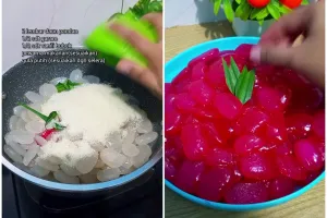 Bukan direbus, ini trik masak kolang-kaling agar cepat empuk dan tak bau asam pakai 1 jenis rempah