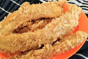 Resep pisang goreng keriting krispi tanpa tepung terigu dan baking soda, tahan lama dan lezat